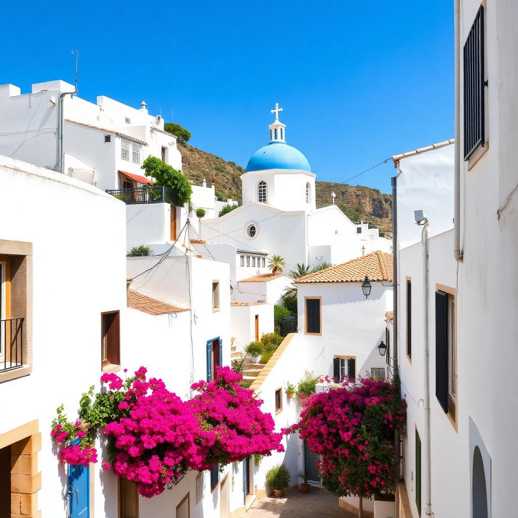 Altea town on the Costa Blanca
