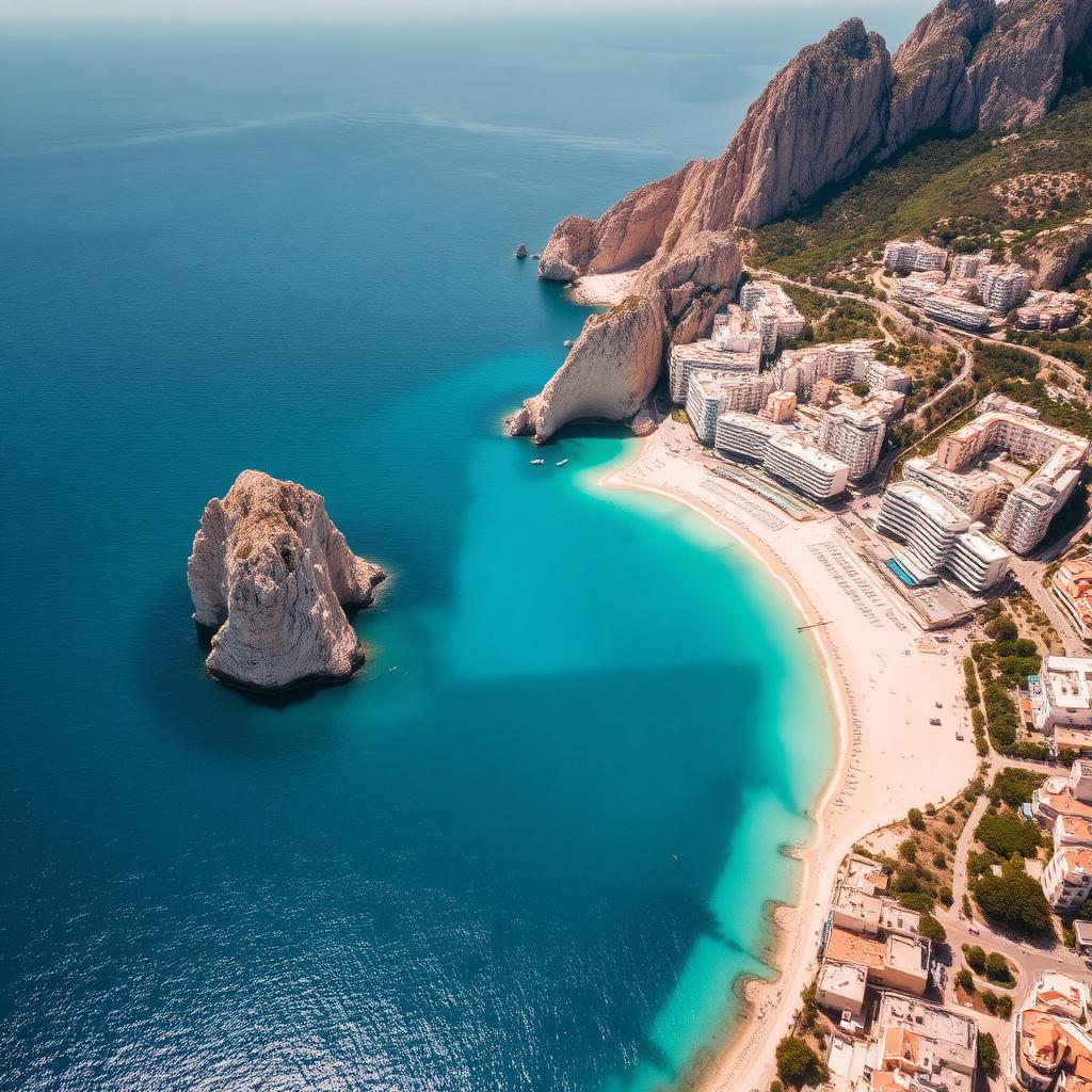 Calpe town on the Costa Blanca