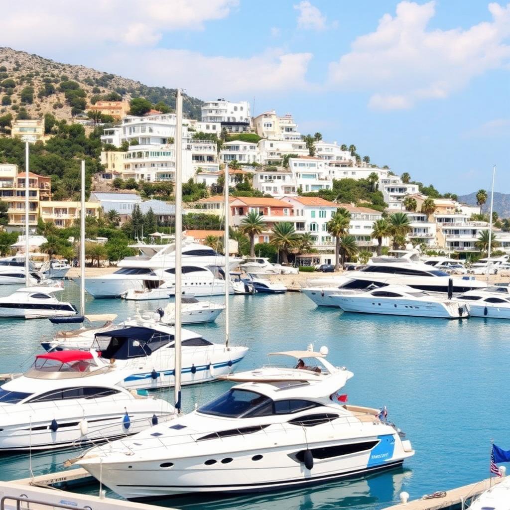 Moraira town on the Costa Blanca